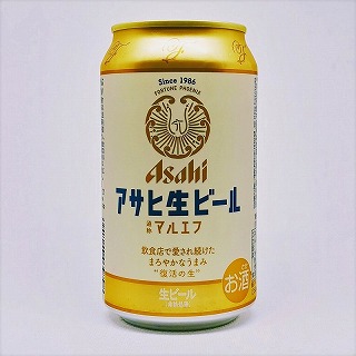 Asahi アサヒ生ビール 通称 マルエフ